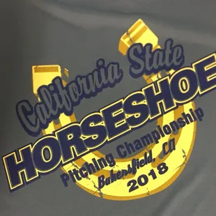 CA State Horseshoe Champion Shirts