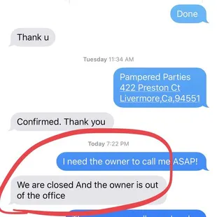 YELP says they are open 24/7