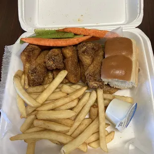 Spicy  Seasoned Wings... All Star Special