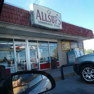 the outside of a convenience store