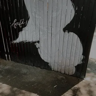 Fafi drawing out back