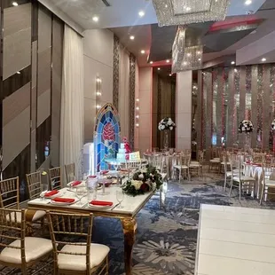 Main table where we had to squeeze the kids into