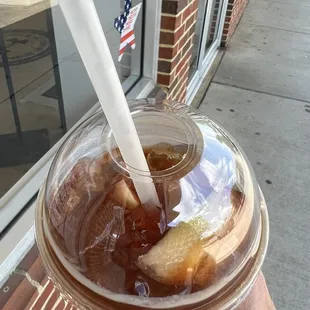 Gourmet peach tea