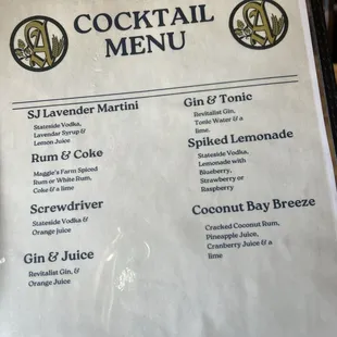Menu 2