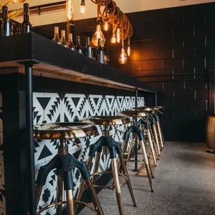 The Alluvium tasting room features a hip modern rustic vibe.