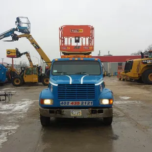 Never run with scissors have it towed  (scissor lift ;))