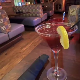 Lemon Drop Layer Martini