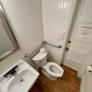 Bathroom needed a key and was a tight fit