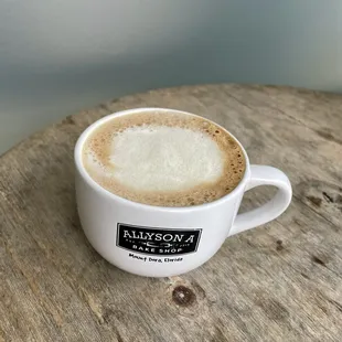 Love the foam art on my hot mocha