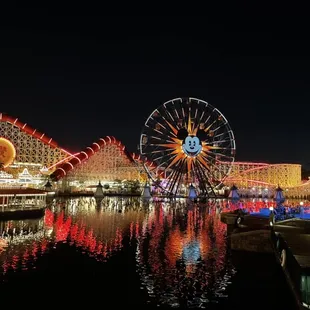 Nighttime at Disney's California Adventure Park!