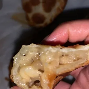 Sweet onions and cheese empanada