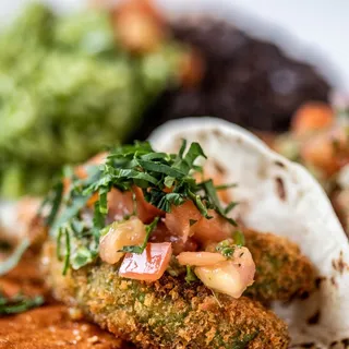 FRIED AVOCADO TACOS