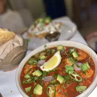 Cocktail de Camaron, shrimp!