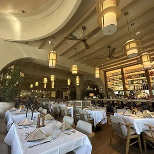 Second floor of the restaurant; love the cozy and clean decor