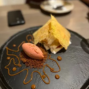 Thousand thread dessert? Very weird and tasted stale, skip this one