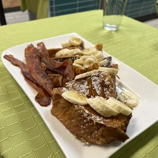 Banana and Bacon French Toast