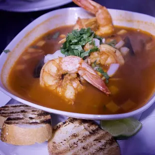 Seafood Birria Soup