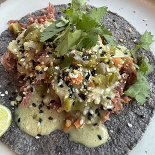 Taco Mole Verde