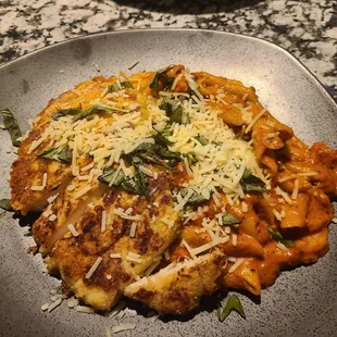 Chicken vodka Parmesan