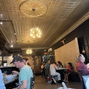 Area towards the rear of the restaurant opposite the garage door-style window. Swanky baby, yeah!!