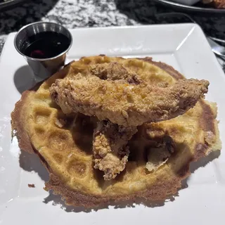 Chicken and Belgian Waffles