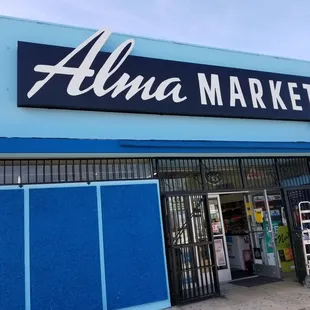 the front of the store