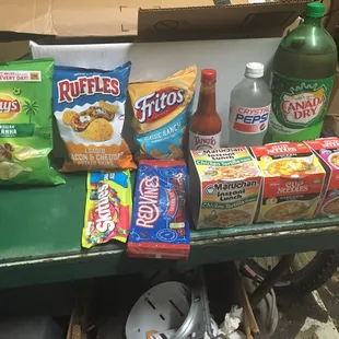 Now no judging but I believe there is food for meals, sweets, snacks, and drinks...so all the basics are covered...Lol:)!!