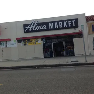 the front of the store