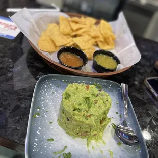 Chips, salsa, guacamole