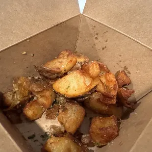 Roasted potatoes - also really greasy