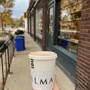 Oat milk latte