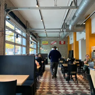 Seating next door at Brasa
