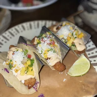 Fried Cod Tacos