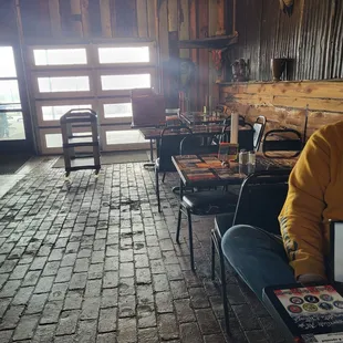 More of the rear seating area