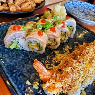 Go Go roll, Playboy roll &amp; (the best!) chicken karaage