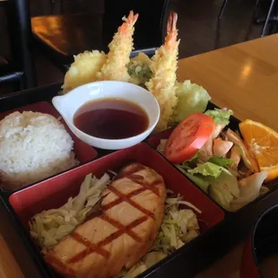 Salmon Teriyaki Tempura