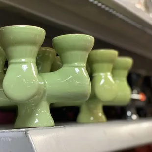 Assorted hookah heads  Sizes and color