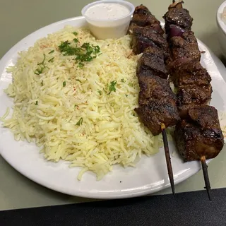 Lamb Kabob Plate