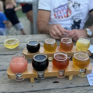 2 flights!!! so far LOVE farmers and watermelon lemonade slushee