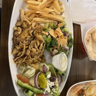Lunch Chicken Shawerma Plate