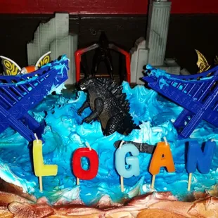 Alma&apos;s cakes made a fantastic Godzilla cake for my son&apos;s birthday. My son won&apos;t except any other cake.