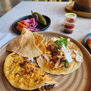 Taco Tuesday!  1 birria 1 tinga.  Birria was insane