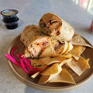 Salmon Burrito