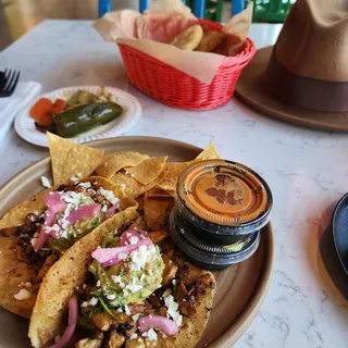 Chicken Shawarma Taco Plate