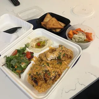 Spicy Creamy Chicken Plate