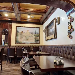 Part of the interior during lunchtime on a Monday.