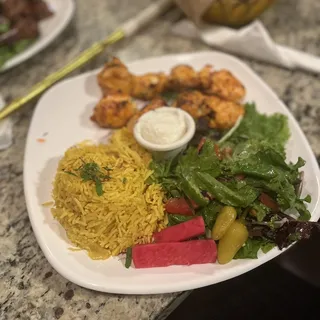 Chicken Kabob Plate