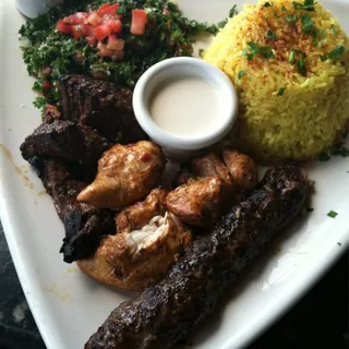 Mixed Kabob Plate