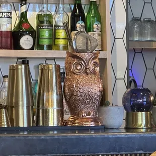 The bar... so cute... I love the little touches