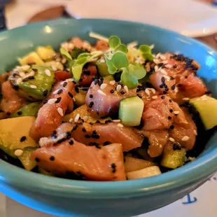 Fresh Bluefin Tuna Poke Style Noodles